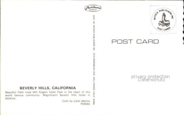 Beverly Hills California Will Rogers State Park – Bild 2