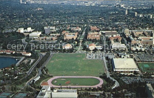 Los Angeles California Fliegeraufnahme University
