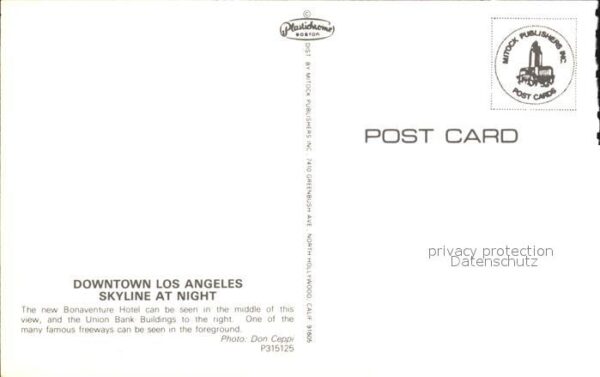 Los Angeles California Skyline Downtown – Bild 2
