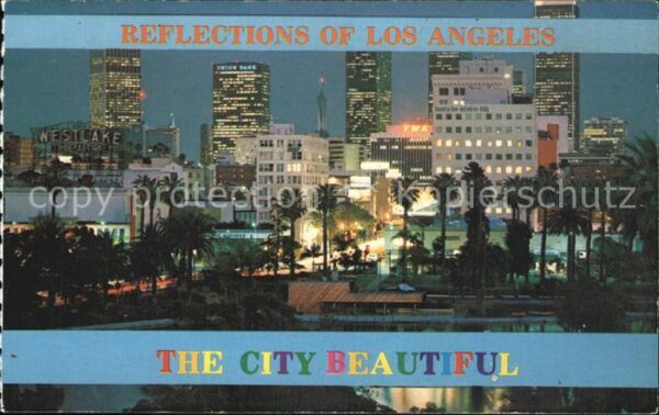 Los Angeles California Skyline at Night