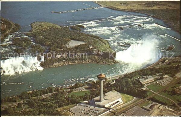 Ontario Canada Fliegeraufnahme Niagara-Falls