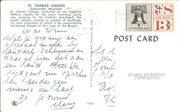 Catonsville Fliegeraufnahme St. Charles College – Bild 2