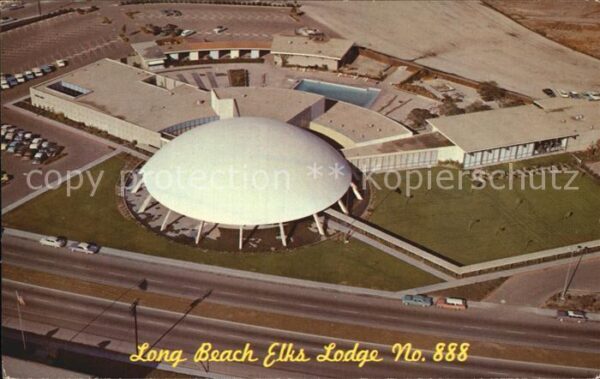 Long Beach California Fliegeraufnahme Elks Lodge