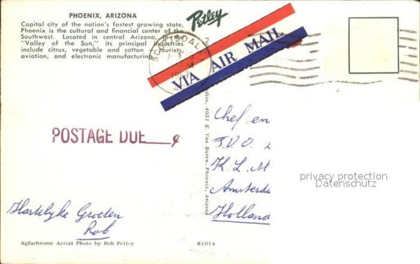 Phoenix Arizona Fliegeraufnahme – Bild 2