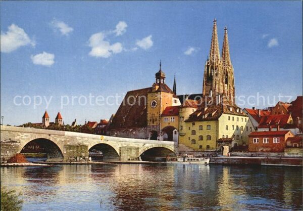 Regensburg Donaupartie mit Domj