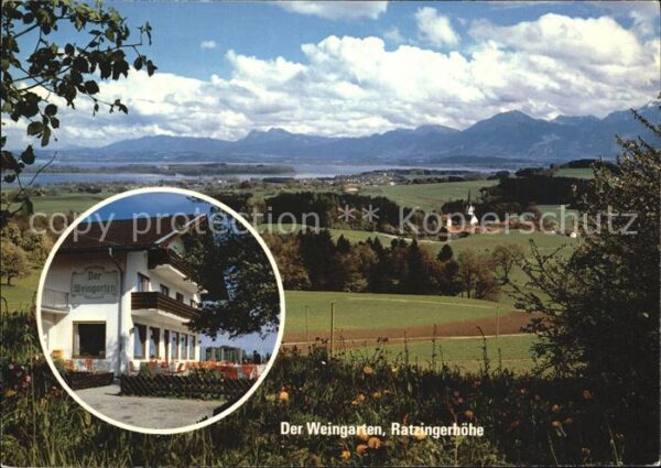 Chiemsee Blick vom Weingarten