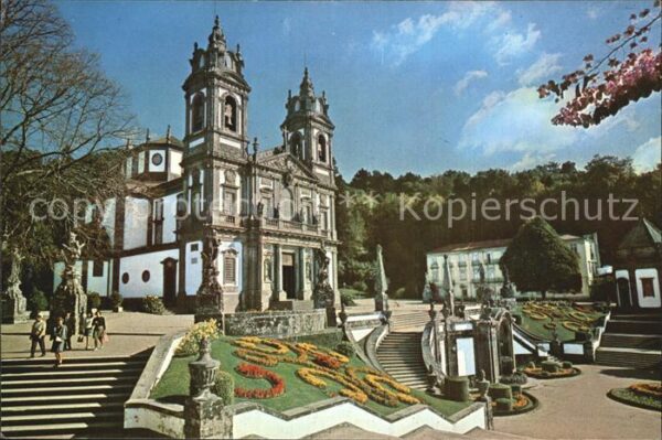 Braga Bom Jesus Frontansicht des Heiligtums