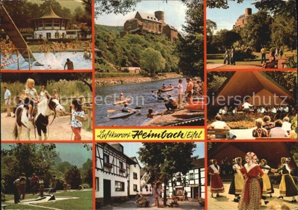 Heimbach Eifel Strand Konzertplatz Trachten Minigolf