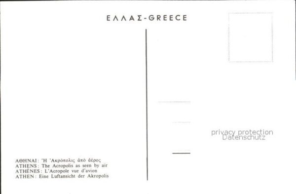 Athen Griechenland Fliegeraufnahme Acropolis – Bild 2