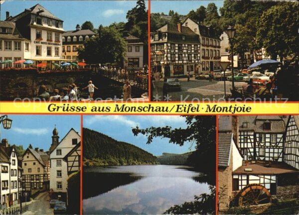 Monschau mit Perlbachtalsperre Wassermühle