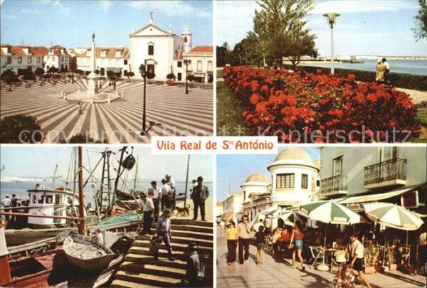 Vila Real de Santo António Hafen Promenade