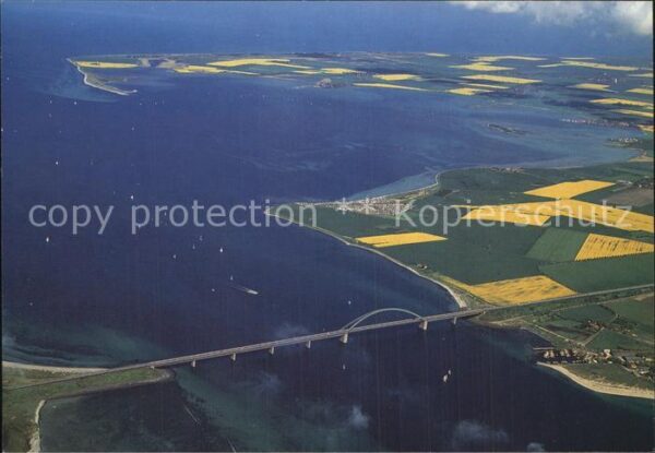 Insel Fehmarn Fliegeraufnahme Fehmarnsundbrücke