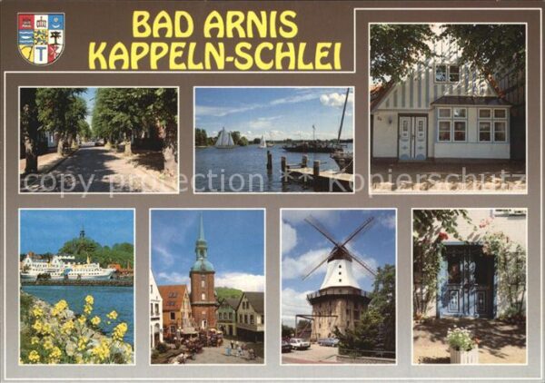Kappeln Schlei Kirchenpartie Windmühle