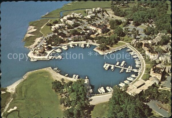 Hilton Head Island Harbour Town  Fliegeraufnahme