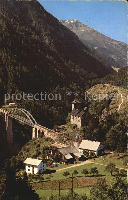 Tirol Region Tisanerbrücke mit Schloss-Wiesberg
