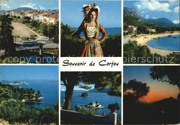 Korfu Corfu Strand Tracht