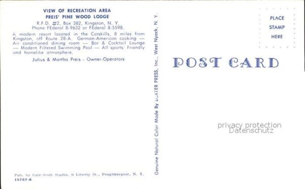Kingston New York Recreation Area Preis_ Pine Wood Lodge – Bild 2
