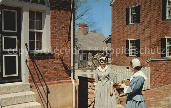 Winston Salem Old Salem Girls in 18th Century Moravia