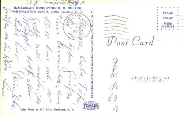 Westhampton Beach Long Island Immaculate Conception RC Church – Bild 2
