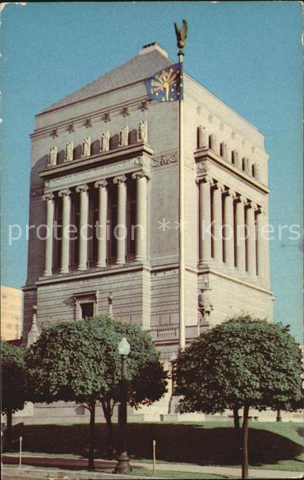 Indianapolis Indiana World War Memorial Shrine Build