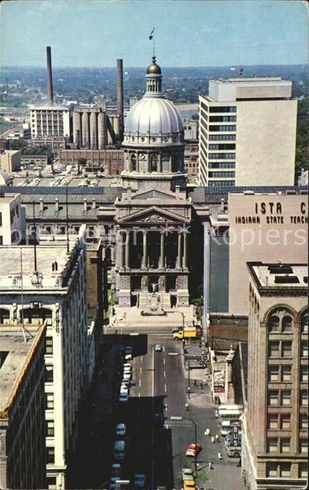 Indianapolis Market Street view from Monument Circle