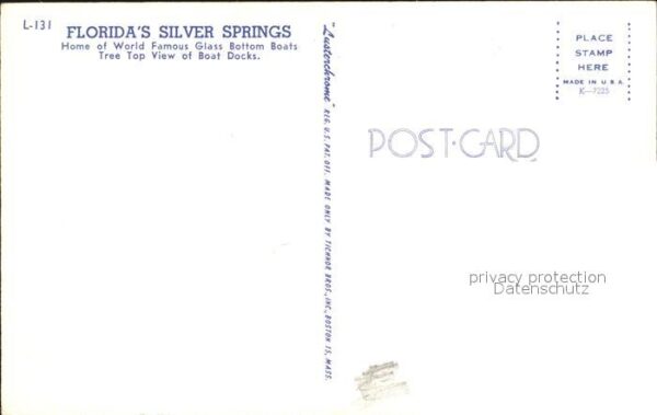 Silver Springs Florida Boat Docks Glass Bottom Boats – Bild 2