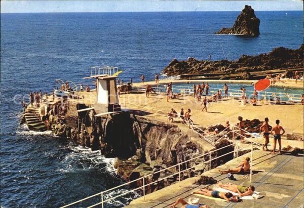 Funchal Aspecto do Lido Strand Felsküste