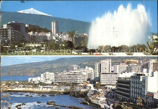 Puerto de la Cruz Lago Martianez y Zona San Telmo Fontäne
