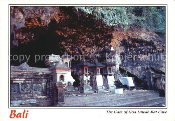 Bali Indonesien The Gate of Goa Lawah Bat Cave