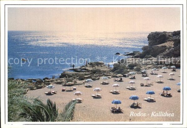 Kallithea Rhodos Strand Küste