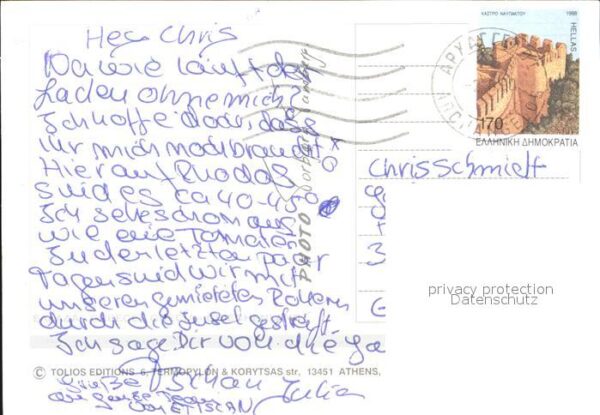 Lindos Lindo Ansicht mit Akropolis – Bild 2