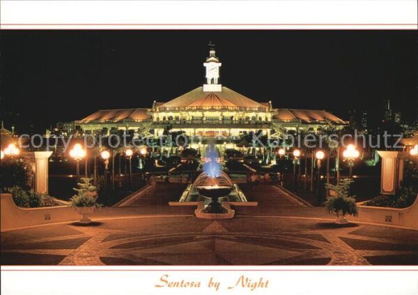 Singapore Sentosa by night