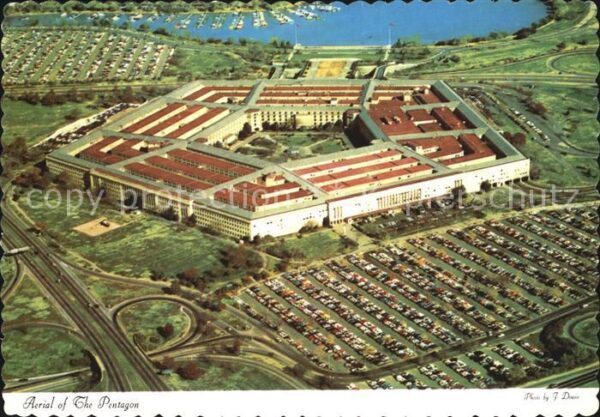 Arlington Virginia The Pentagon aerial view