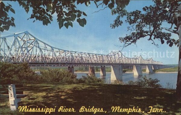 Memphis Tennessee Mississippi River Bridges