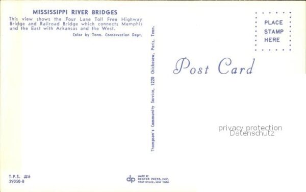 Memphis Tennessee Mississippi River Bridges – Bild 2