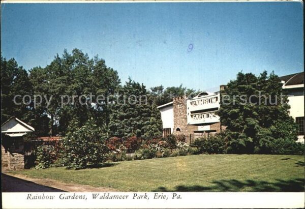 Erie Pennsylvania Waldameer Park Rainbow Gardens