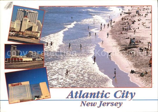 Atlantic City New Jersey Resorts Taj Mahal Hotel Casino Harrah's