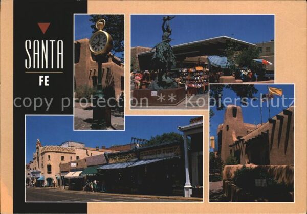 Santa Fe New Mexico Historic Santa Fe Plaza