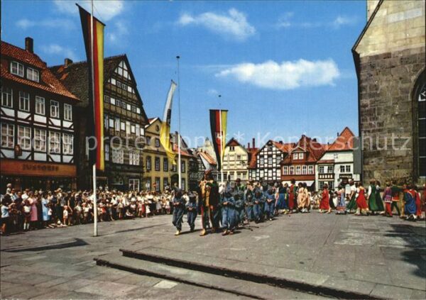 Hameln Weser Rattenfängerspiele Sage Fachwerkhäuser