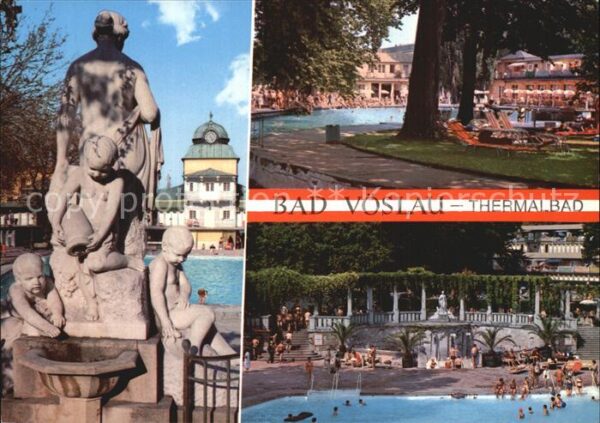 Bad Voeslau Thermalschwimmbad Skulptur Kurstadt