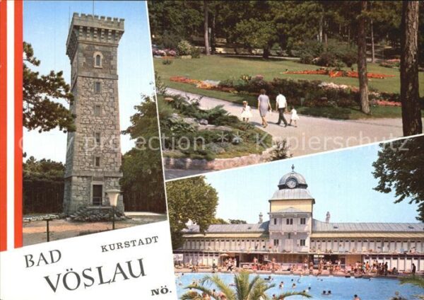 Bad Voeslau Aussichtsturm Harzberg Kurpark Thermals
