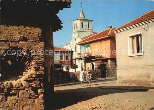 Nessebar Nessebyr Nessebre Strassenpartie Kirche
