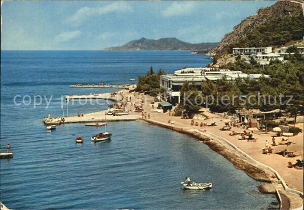 Lutraki Loutraki Strand Hotel Restaurant Küste