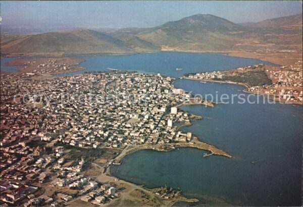 Chalkis Insel Euböa Fliegeraufnahme