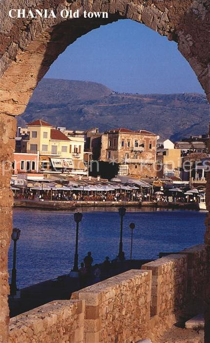 Chania Insel Kreta Old town Altstadt Hafenpromenade