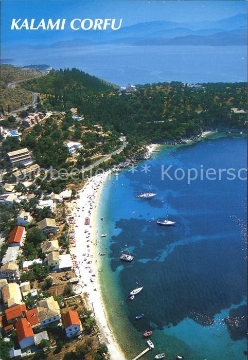 Kalami Strand Küste Fliegeraufnahme