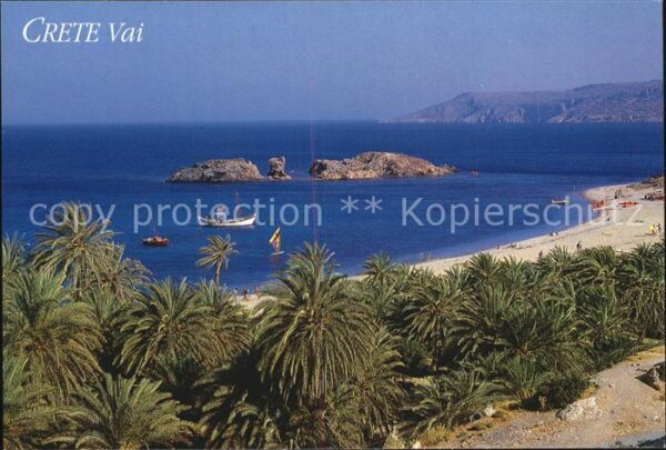 Vai Panorama Küste Strand Insel