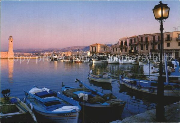 Kreta Crete Hafen Leuchtturm