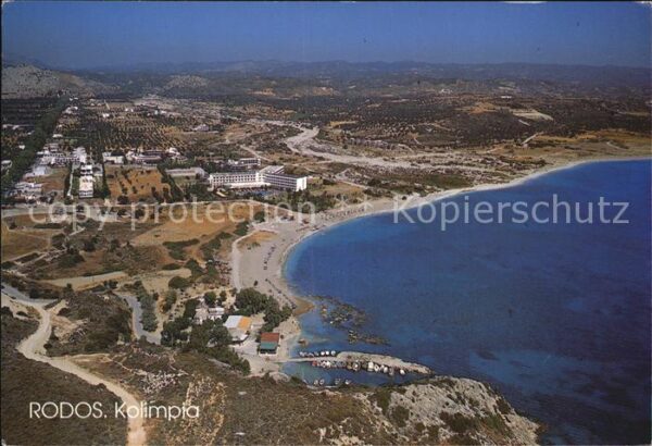 Kolimpia Panorama Küste Fliegeraufnahme