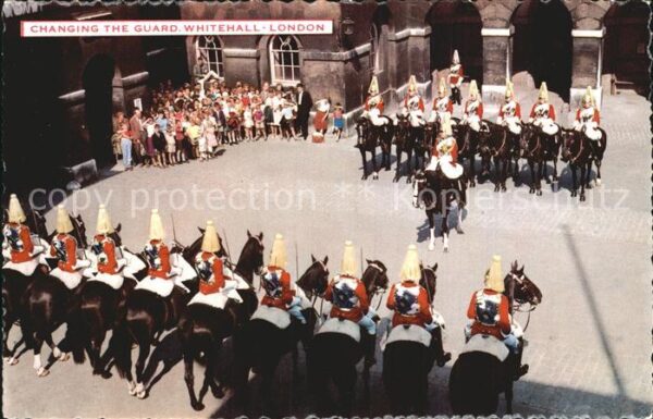 Leibgarde Wache Changing the Guard Whitehall London